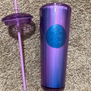 Starbucks Purple Ombre Tumbler with Straw